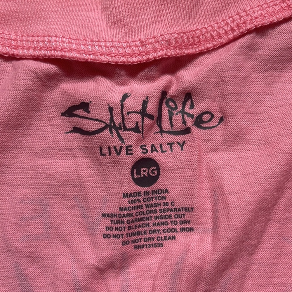 Salt Life V-Neck T-Shirt NWT - Picture 3 of 4